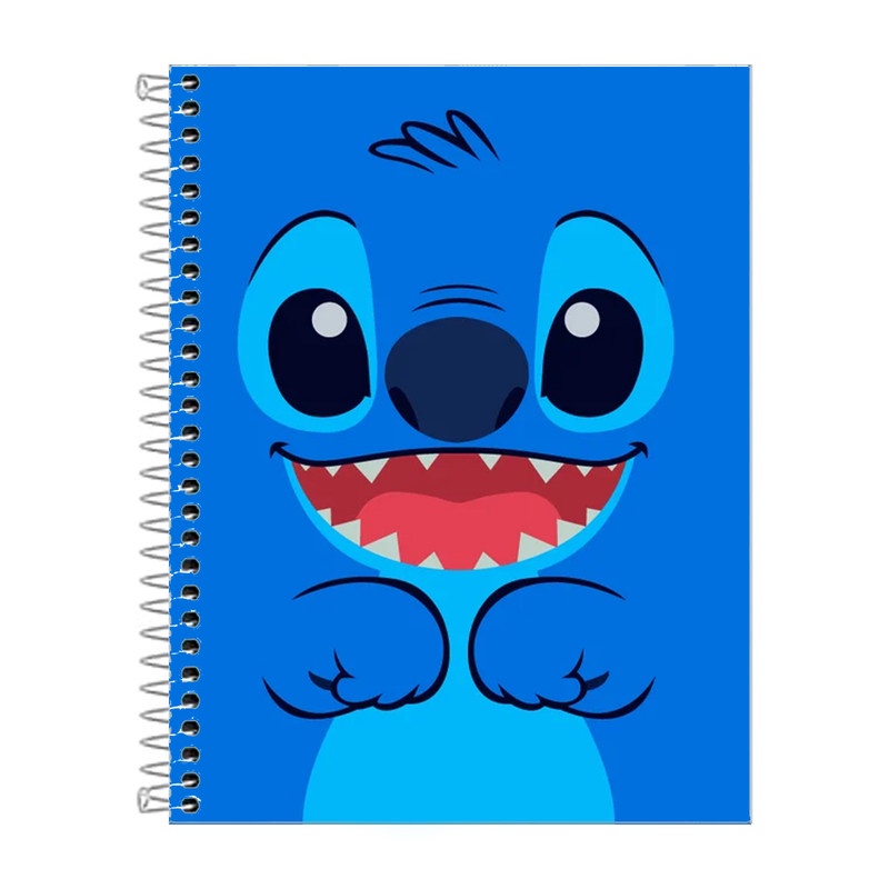 Caderno Lilo & Stitch Universitário 20 Matérias 400 Folhas