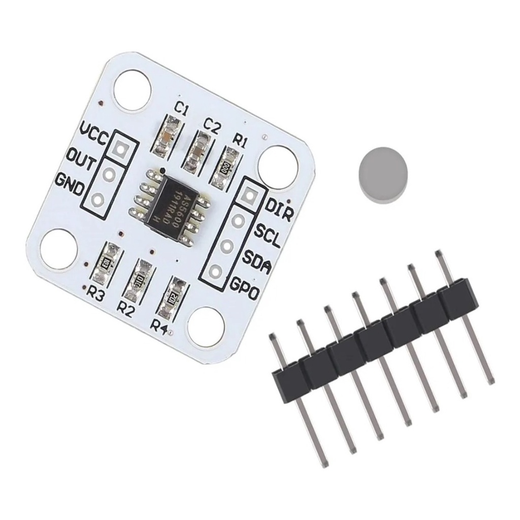 Sensor De Angulo Magnetico As5600 Potenciometro Arduino Esp