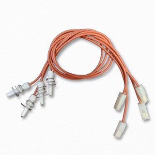 Kit 4 Vela Eletrodo Ignição Mola Terminal Grosso Para Fogão