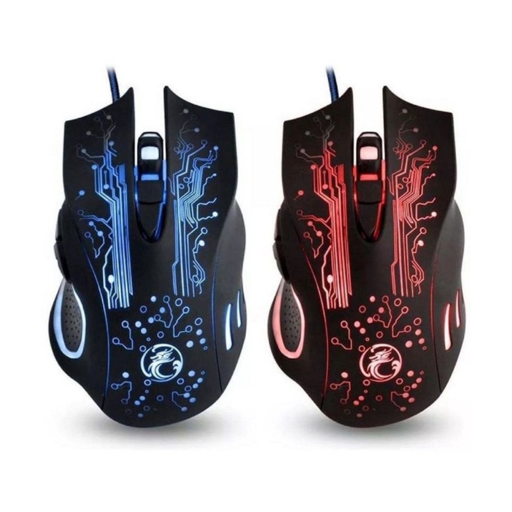 Mouse Gamer LED Preto PC Notebook Turbo RGB Cabo Reforçado - Escorrega ...