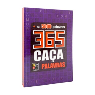 365 Caça-palavras Roxo + De 5000 Palavras - Livro Físico em Oferta na Shopee