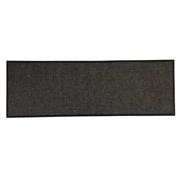Kit 1 Tapete Pratik 60x180 e 1 Tapete Pratik 45x75 Preto - Jolitex