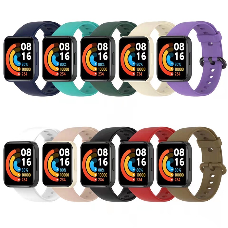 Pulseira De Silicone Para Xiaomi Redmi Watch Lite Smartwatch Band Mi