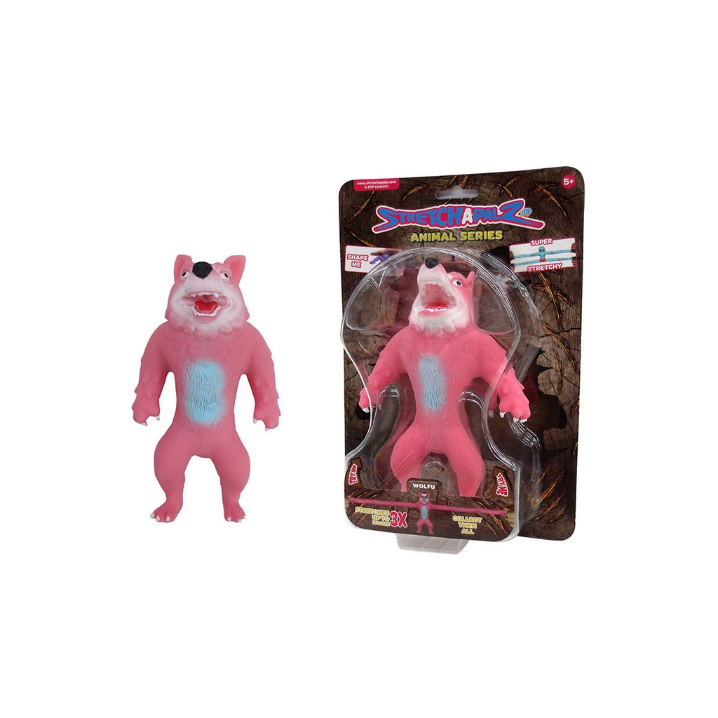 Boneco 14cm que estica Wolfu - Stretchapalz Monster - Hobbies & Collections