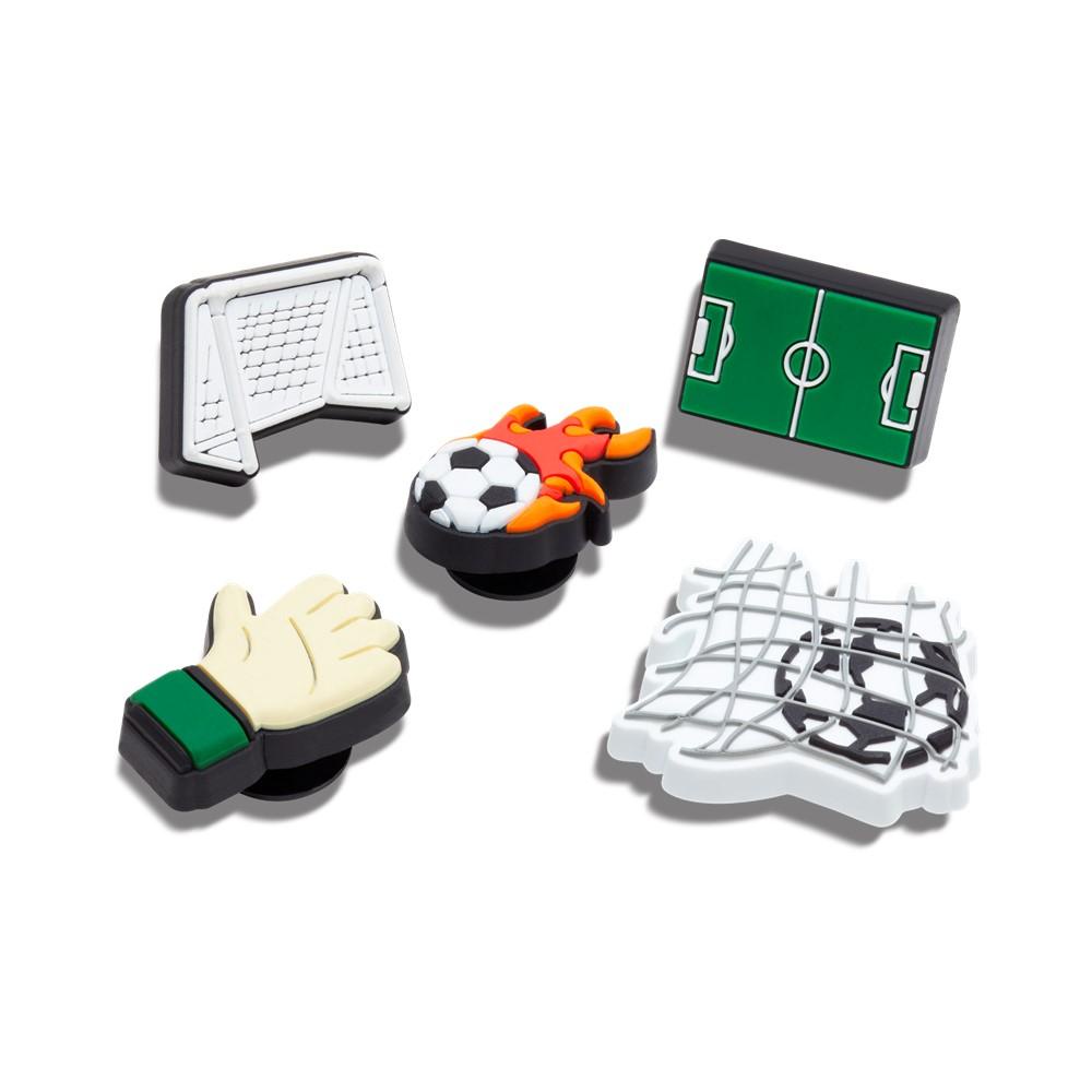 Jibbitz ™ futebol pack 5 unico