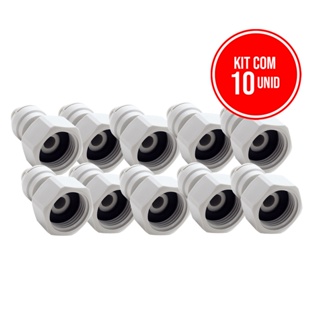 Kit 10 conectores engate rápido 3/8 X 5/8 para válvula chopp em Oferta na Shopee