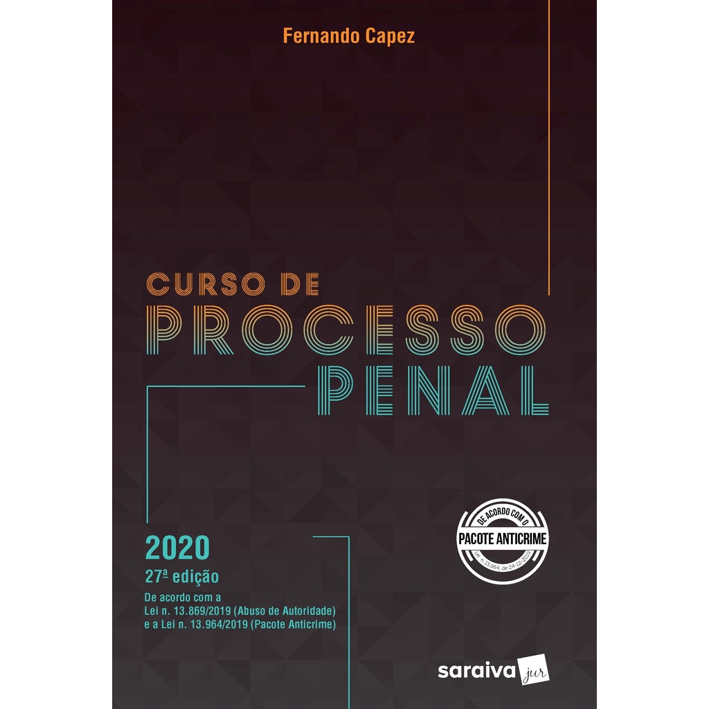 Curso de Processo Penal - 27ª Edição 2020