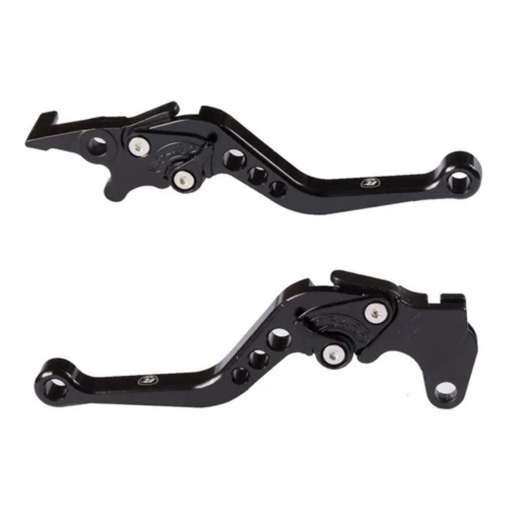 Manete Esportiva Regulagem Cb 300 Cbx 250 Falcon Tornado Strada Twister Bros Xre Xr Freio Disco Preta Par