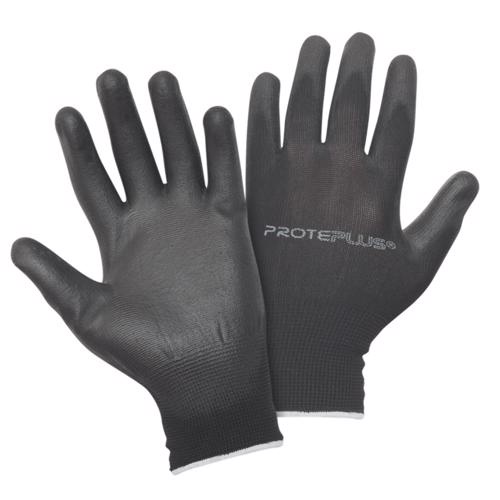 Luva Tricotada Poliéster Banho Poliuretano Tatplus PPM15 PROTEPLUS N9 em Oferta na Shopee