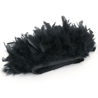 2 M/Lote artificial Preto Peru Penas Fitas Festa De Casamento Artesanato Costura Roupas Guarnição DIY Plumas Decoração D em Oferta na Shopee