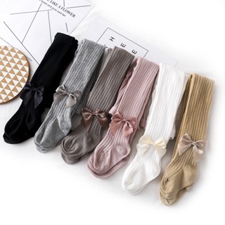 Meias-Calças Fofas Para Meninas De Inverno De Algodão Cintura Alta 0-8 Anos