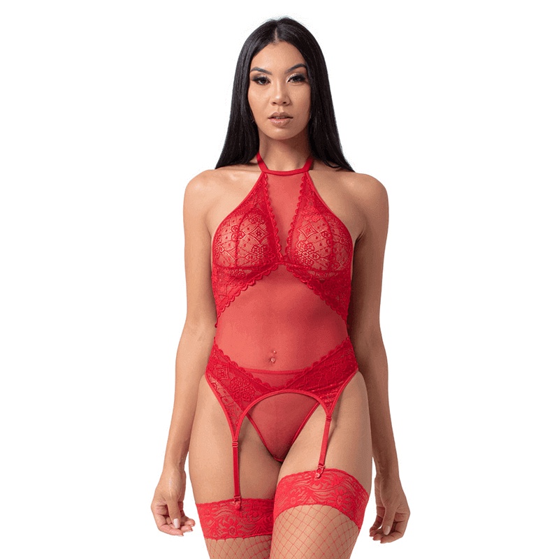 Body Naty - Sapeka Lingerie | Cor: Rubi | Tamanho: GG em Oferta na Shopee