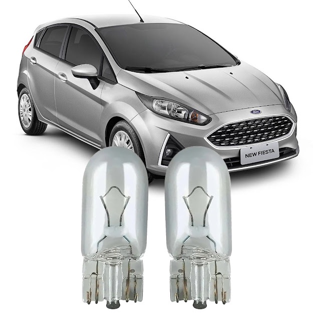 Par Lâmpadas Pingo Original Esmagada T10 12v 5w 2825 Ford Fiesta Faroleta Teto Placa Lanterna