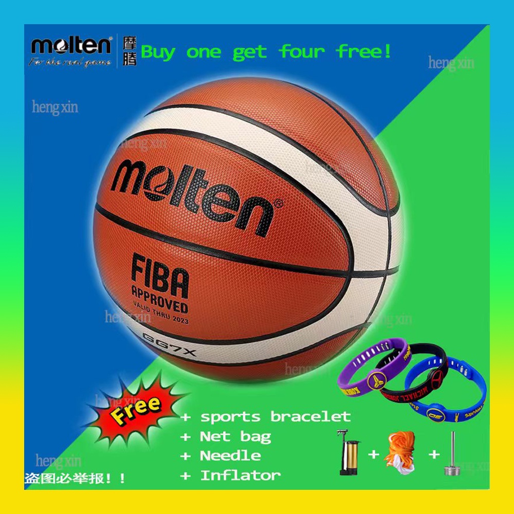 Bola De Basquete Moten GG7X Standard No . 7 Jogo Treinamento Uso Pessoal Manual Livre Bomba De Ar Agulha Net Bolso Internacional