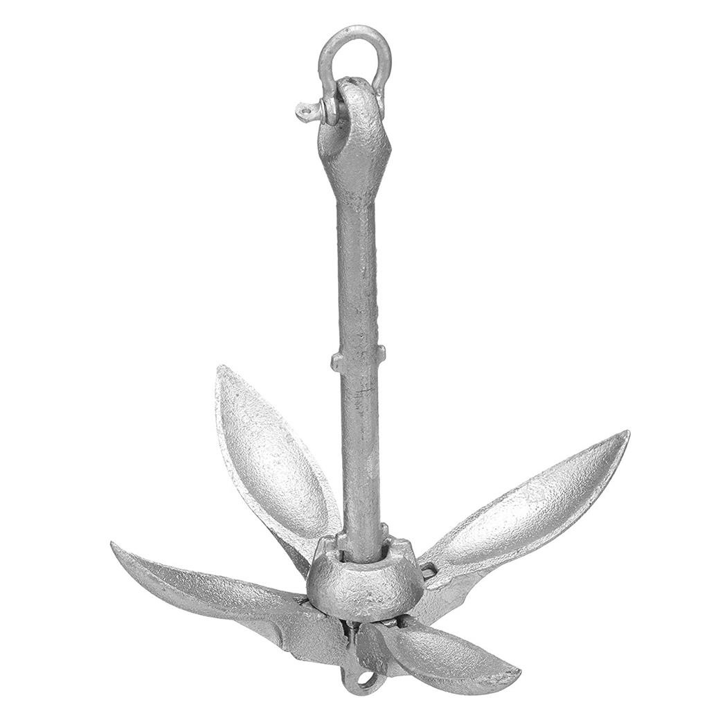 Ancora Poita Dobravel 3,2 Kg Galvanizada Caiaque Bot Jet Ski