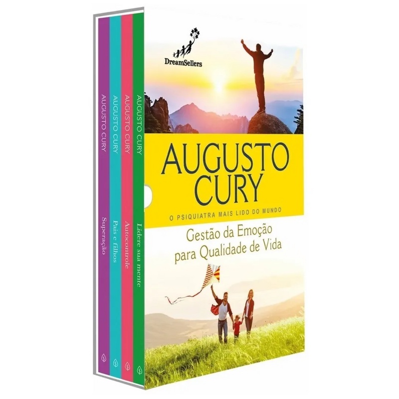 Box Gestão Da Emoção Para Qualidade De Vida - Augusto Cury Auto Ajuda Crescimento Liderança