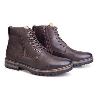 Bota Couro Rafarillo Masculino Masson Amarração Casual