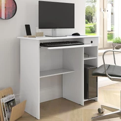 Mesa Computador Quarto Escritorio Viena 1 Gaveta