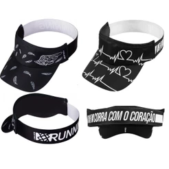 Viseira Para Corrida E Triathlon HUPI - Kit 02 Viseiras Asas