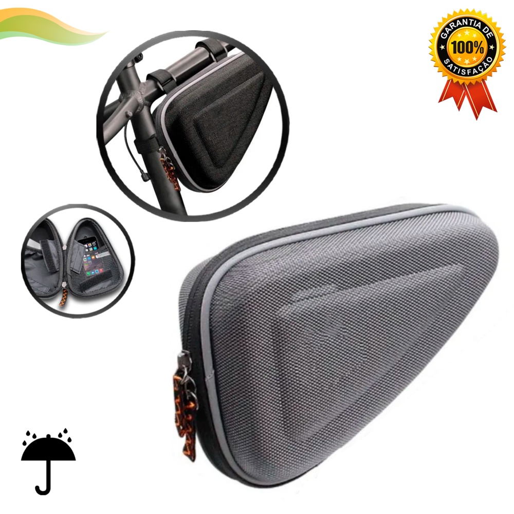 Bolsa Bike Triangular Impermeavel Para Quadro Bike Robusta