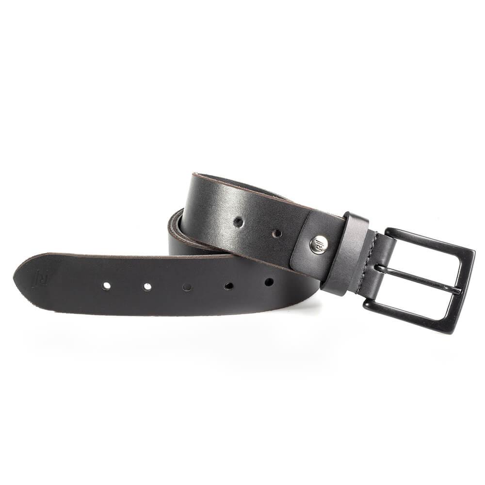 Cinto Social Masculino Couro Rafarillo PT Fosco - CI1917-00 - Fashion Accessories
