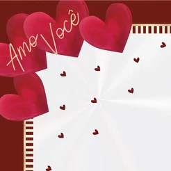 Saco Express 37,5x37,5cm para Ovos de 250g a 350g - Todos Amor - 5 unidades - Cromus Páscoa - Rizzo