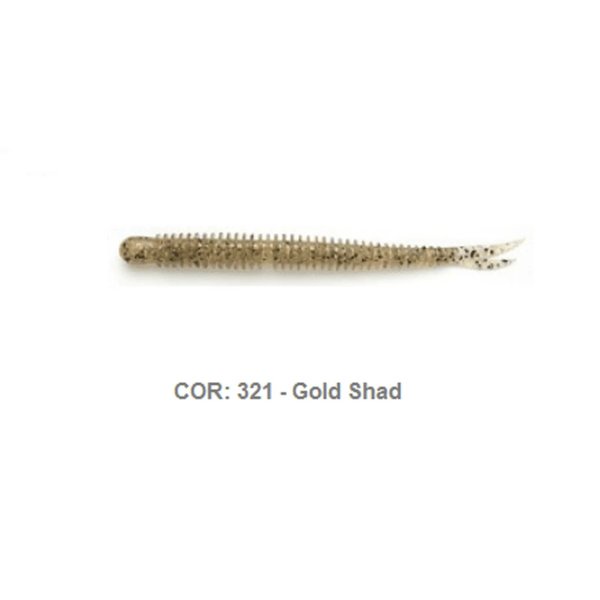 Isca Artificial Keitech Live Impact 3" Gold Shad C/12