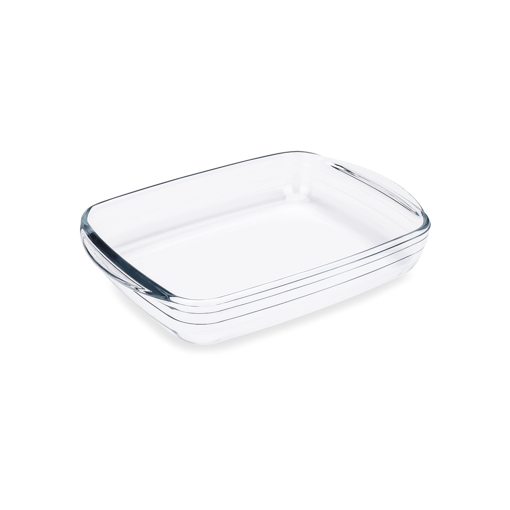 Assadeira De Vidro Retangular Brinox Cheff 1,6 Litros 28 x 29 x 5 cm