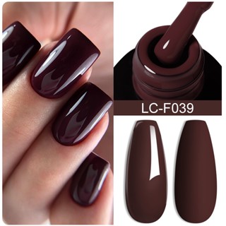 LILYCUTE Gel De Unhas Chocolate Cor Marrom Semi Permanente Vernizes De