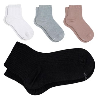 Kit 3 Pares Meias Feminina Básica Lupo 4571-001 Algodão Ajuste Perfeito