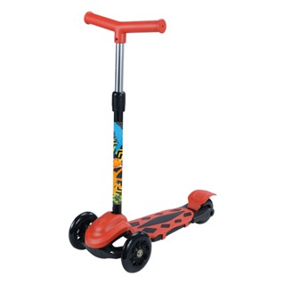 Patinete Radical New Power 3 Rodas Altura Ajustavel DM Toys DMR6246 Vermelho