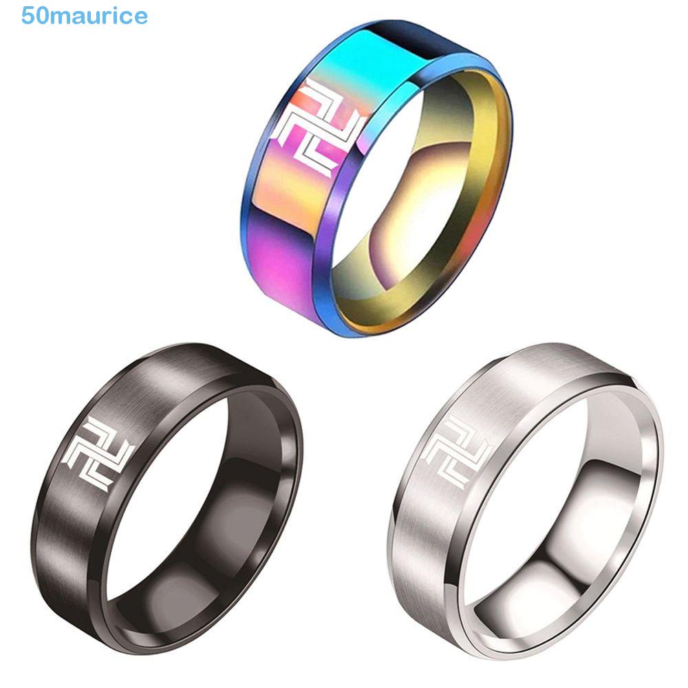 MAURICE Tokyo Revengers Anel Moda Para Crianças Adultas De Anime Keisuke Draken Ken Baji Manji Gang Ring