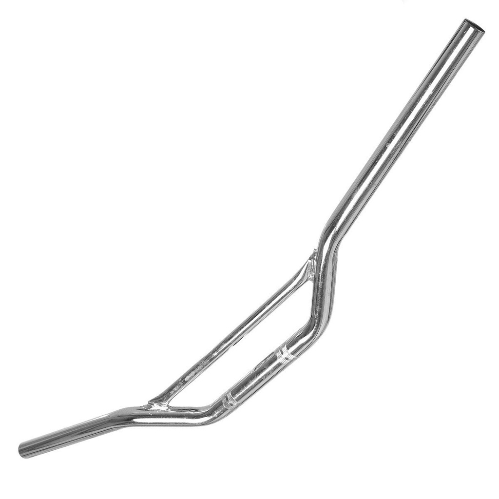 Guidão Modelo Original Moto Xr 250 Tornado Nx 150 Xlx 350 Pro Tork Cromado Preto Em Aço Tubular