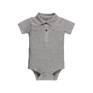 Body Polo Básico Manga Curta Bebê Menino Up Baby