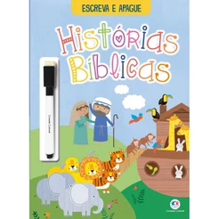 Livro Infantil Escreva e Apague- Histórias Bíblicas