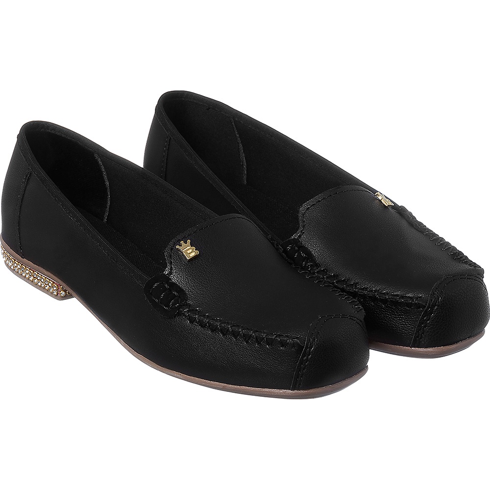 Mocassim Feminino Strass Confortavel e Estiloso