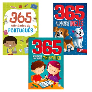 Kit Livros Apoio Escolar Coleção 365 Atividades