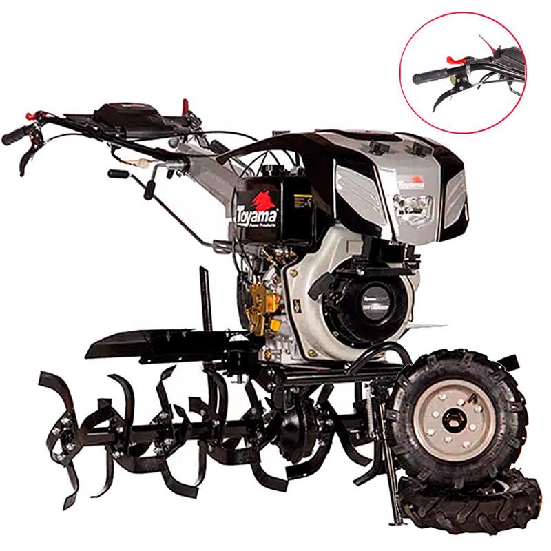 Motocultivador Diesel TDT135RE8-XP 11 Hp Com Rodas Partida Elétrica 704-012 TOYAMA em Oferta na Shopee
