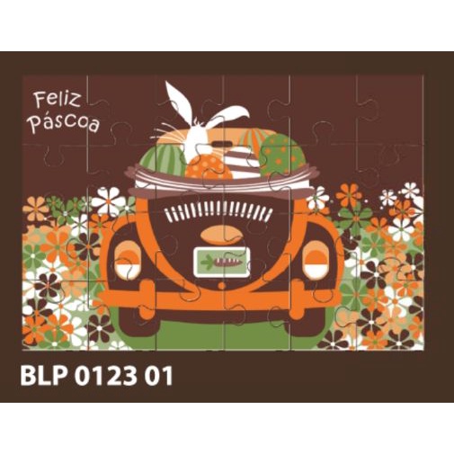 Blister Decorado de Páscoa com Transfer para Chocolate Quebra Cabeça BLP0123 Stalden Rizzo Confeitaria em Oferta na Shopee