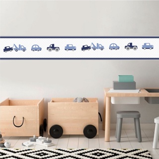 Faixa Adesiva Decorativa Carrinhos - Papel de Parede Infantil Carros - Adesivo de Parede Infantil - Decoração de Quarto em Oferta na Shopee