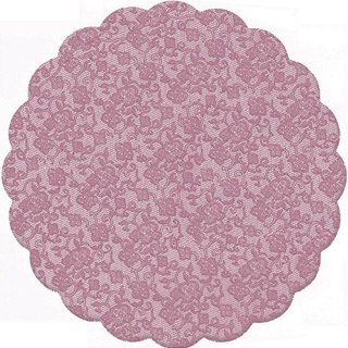 Fundo Rendado Redondo Malva - 100 unidades - Cromus - Rizzo em Oferta na Shopee