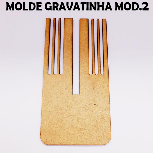 Gabarito MDF Pente Laço GRAVATINHA M:V02 GB1015 - 01UN