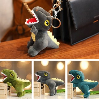 14cm Mini Dinossauro Brinquedos De Pelúcia Chaveiro Bolsa Pingente Tiranossauro Boneco Para Crianças Presentes