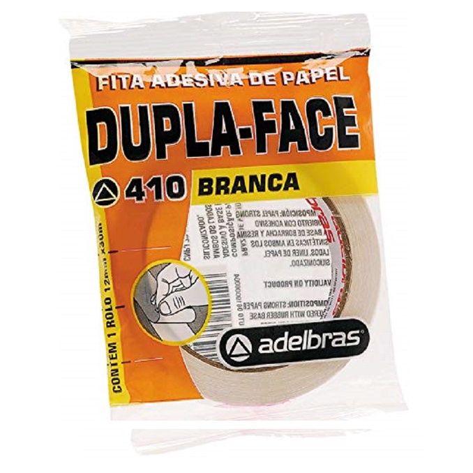 Fita Dupla Face Papel Flow Pack 12mm X 30mt Adelbras 410 Shopee Brasil 9583