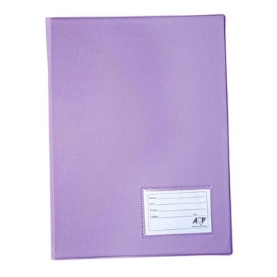Pasta Catalogo Pvc Lilás A5 C/10 Envelopes E 2 Colchetes