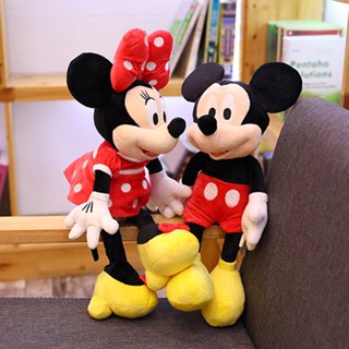 35cm Fofo Mickey Mouse Minnie Pelúcia Bonecos Animais De Brinquedos De Aniversário Presente De Natal Para Crianças