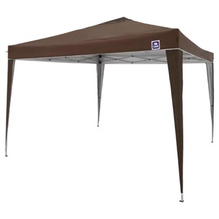 Tenda Gazebo 3x3 Metros em Aço Dobrável Articulada e Sanfonada Marrom 331300 BEL