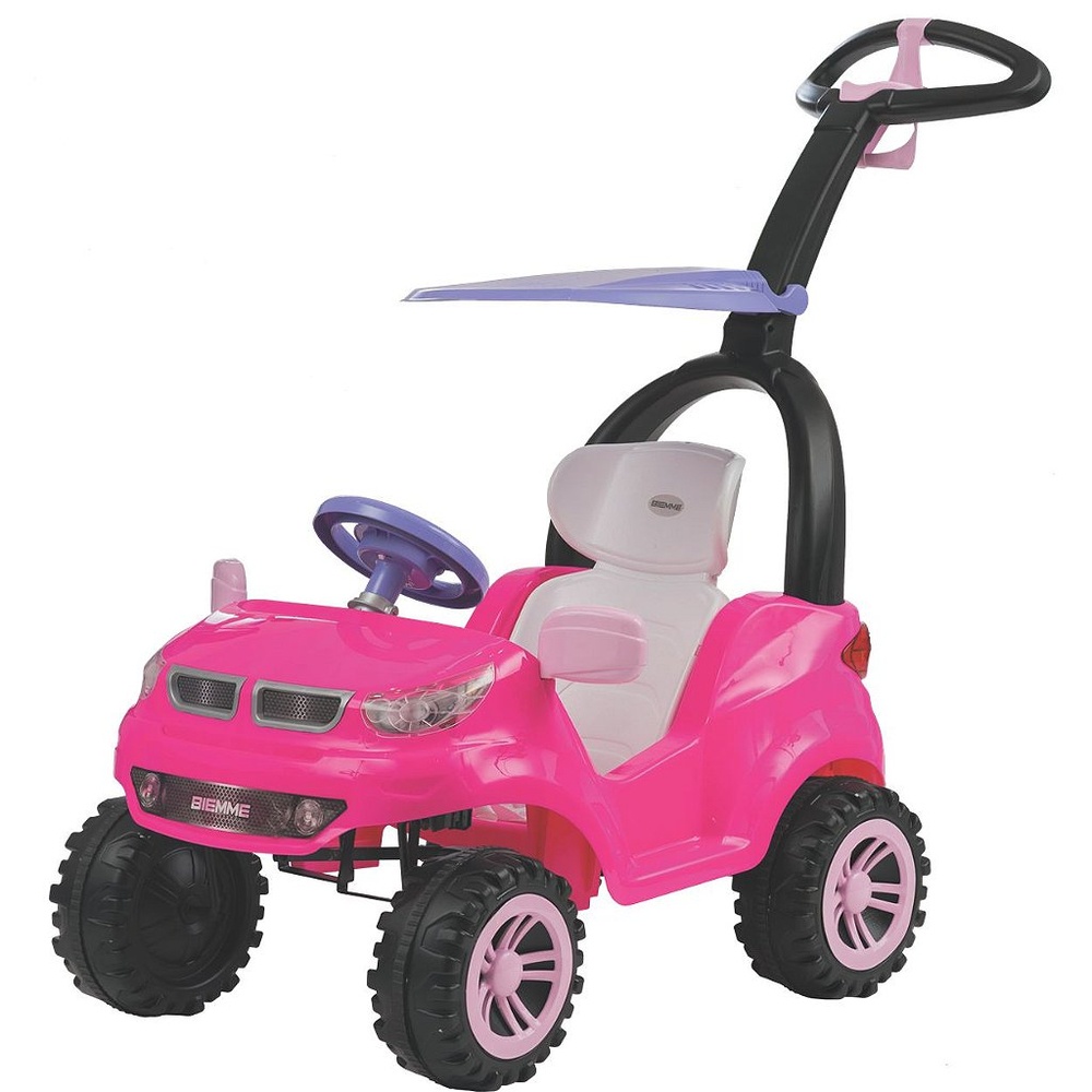 Carrinho de Passeio Pedal Biemme Push Car Easy Ride Rosa em Oferta na Shopee