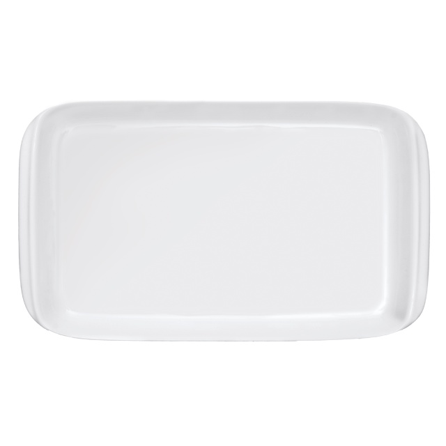 Travessa Rasa Itaipu P Germer Porcelanas Pequena 28,9cm Porcelana Branca Travessa Servir