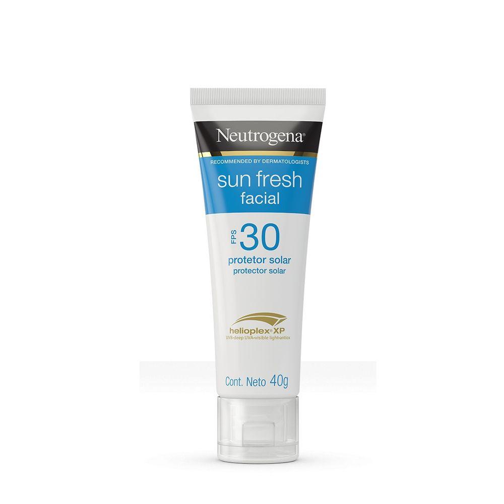 Protetor Solar Facial Neutrogena Sun Fresh FPS30 40g em Oferta na Shopee